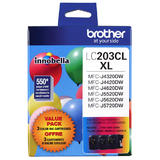 Brother LC2033PKS OEM MFC J5520DW Brother LC203 3PKS Original TriColour Ink Cartridge Combo High Yield