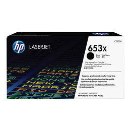 HP 653X CF320X OEM Color LaserJet Enterprise Flow MFP M680z HP 653X CF320X Original Black Toner Cartridge High Yield