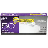 Hilroy 740 36712 Envelopes accessoires Hilroy Press It Seal It Self Adhesive 10 White Envelopes Box of 50