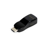 PrimeCables Cab FL 1476 000 HDMI to VGA Cables HDMI 1 4 Male to VGA Female with 3 5mm Audio Adapter Built in Chipset Black Pr