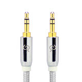 PrimeCables PC S400N 6ft All 3 5mm 2 5mm Audio Cables 3 5mm Male to 3 5mm Stereo AUX Mobile Cable with Nylon Braided Protecti