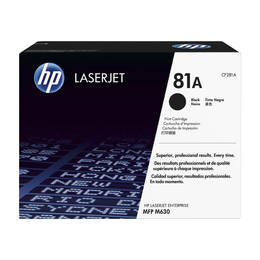 HP CF281A OEM LaserJet Enterprise Flow MFP M630z HP 81A CF281A Original Black Toner Cartridge