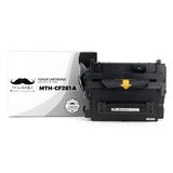 Moustache CF281A LaserJet Enterprise Flow MFP M630z Compatible HP 81A CF281A Black Toner Cartridge Moustache