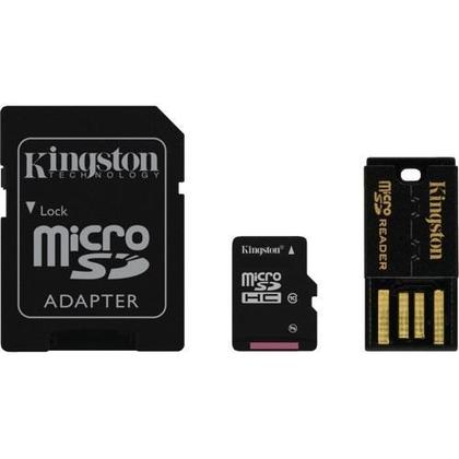Kingston® Technology MicroSDHC Class 10 Memory Card Mobility Kit