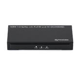 PrimeCables CAB CEHSP0102 HDMI DVI Splitters HDMI Splitter 1 2 with Full 3D and 4K 2K 340MHz Metal Shell Real HDMI V1 4
