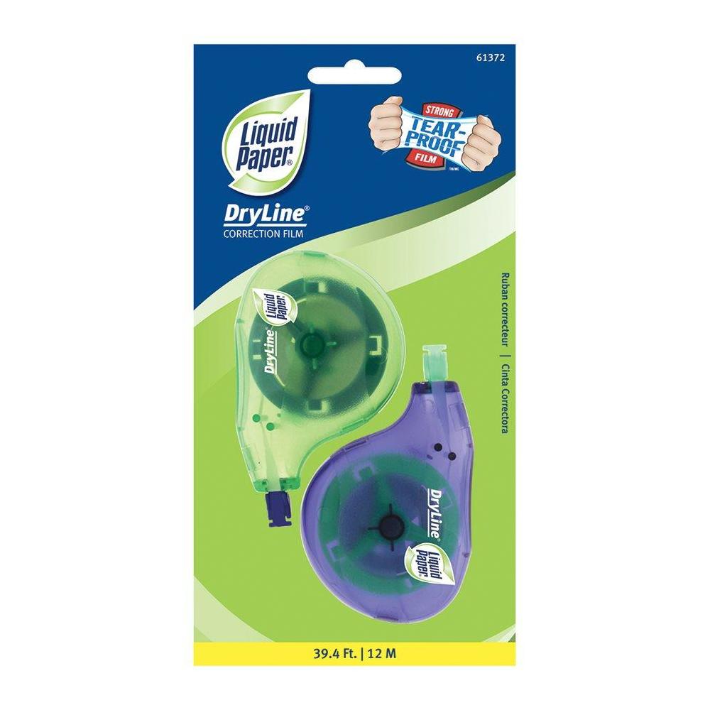 PaperMate® Liquid Paper® Dryline Correction Tape Package of 2 787754