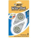BiC n 140 RWOTRP21 Erasers Correction BIC Wite Out EZ Refill Correction Tape 2 Pack RWOTRP21