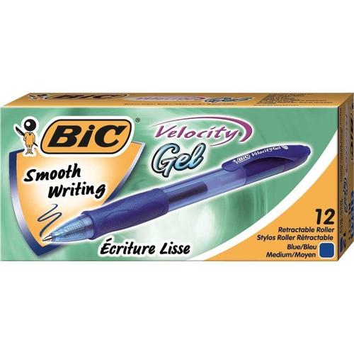 BiC® Gelocity® Gel Retractable Rolling Ballpoint Pen Set, 0.7 mm
