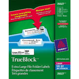 Avery n 099 35027 Labels Avery Laser Inkje Extra Large Filing Labels with TrueBlock Technology