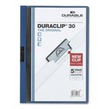 n 373 2203DB Report Covers DURABLE Duraclip Report Cover 30 Sheets 60 Sheets 1 cover per pack