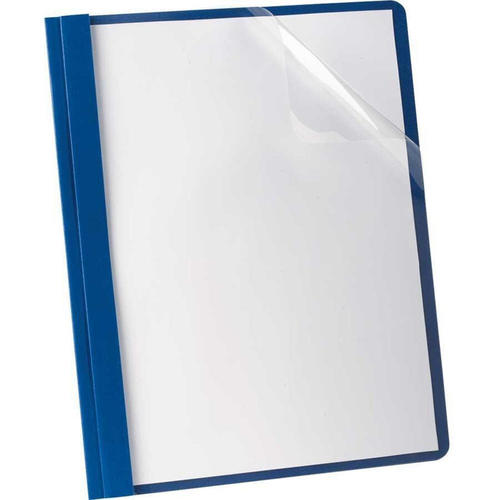 Oxford Clear Front Report Cover. Dark Blue, Letter Size, 1 cover per