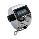 n 015 55006 Padlocks and Locker Supplies Westcott 4 number Hand Clicker Counter 55006 Silver Tone 673988