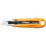 n 005 9048 Knife and Magnifier Olfa SK 4 Self Retracting Safety Knife 9048 Stainless Steel Blade Silver Yellow