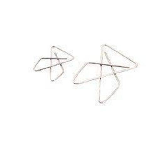 Acco Ideal SteelWire ButterFly Paper Clamps, Small 50,12/ Box Silver