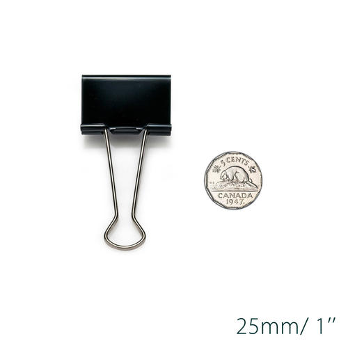 thumbnail image 2 of Westcott E-10722 00 Foldback Clips, Pack Of 24 Mix, Metal Clips 2 of 10