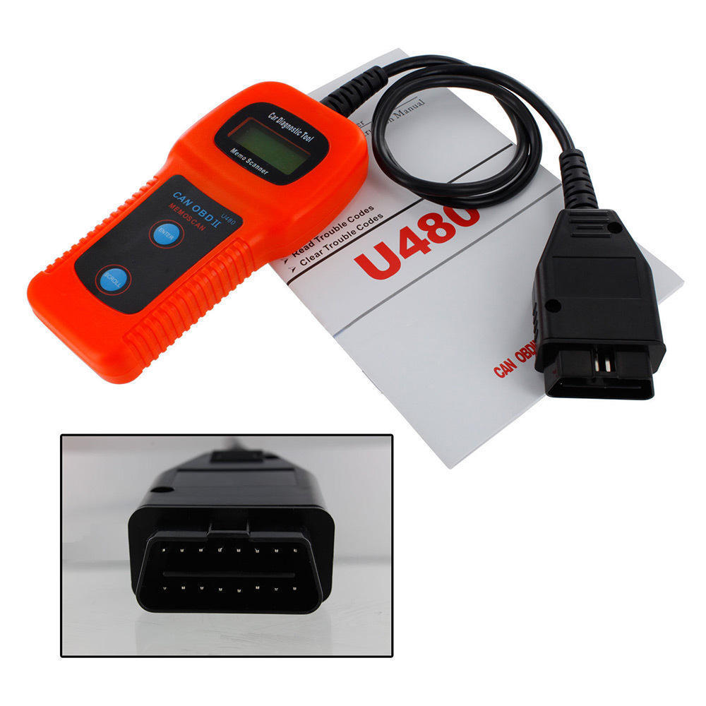 U480 Can OBDII OBD2 Auto Scanner Fault Code Reader Car Engine