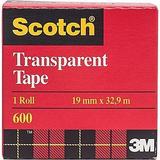 n 995 600 18BXD Adhesives Tapes and Glues 3M Scotch Transparent Adhesive Tape Multi sized
