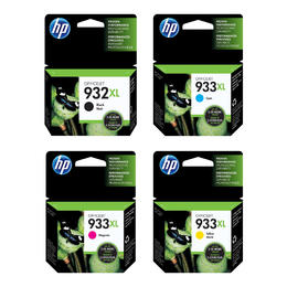 HP 932XL 933XL OEM Combo OfficeJet 6100 HP 932XL 933XL Original Ink Cartridge Combo High Yield BK C M Y