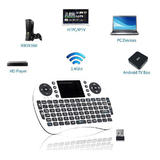 Mini 2.4GHz Portable Wireless Multimedia Keyboard with Multi-Touch Touchpad Mouse - PrimeCables®