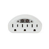 PrimeCables CAB LA 03 Surge Protector Power Strip PrimeCables 3 Outlets AC Adapter With Sensor Night Light