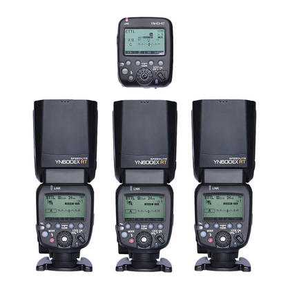 YONGNUO YN600EX-RT Speedlite flash*3 + Yongnuo YN-E3-RT TTL Radio Transmitter for Canon