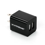 XTREME XT 2USB 88631 Chargers XTREME 2 4Amp Dual USB Ports Home Charger