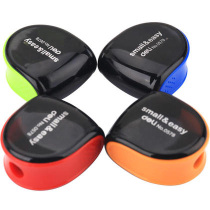 DELI 0578 Colorful Portable Pencil Sharpener (Random Color)