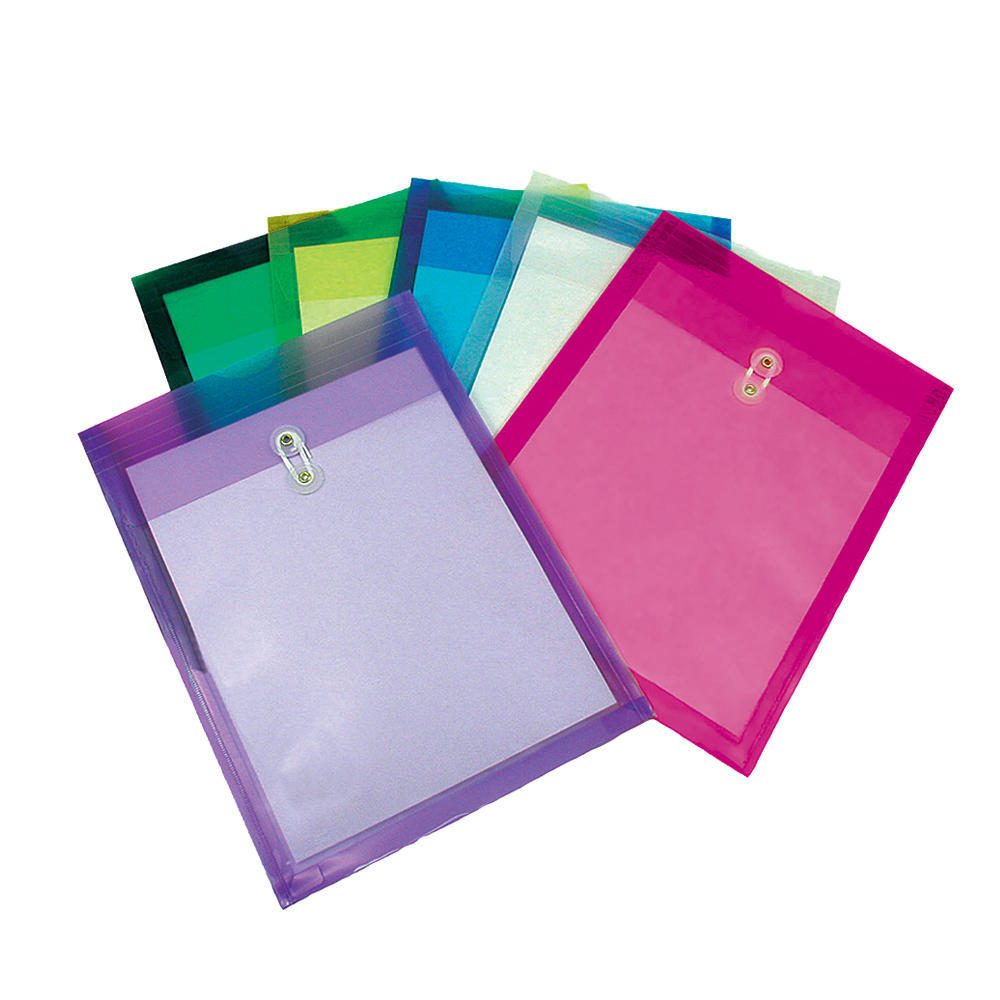 Winnable Translucent Expandable Envelope with String Tie, Letter/Legal