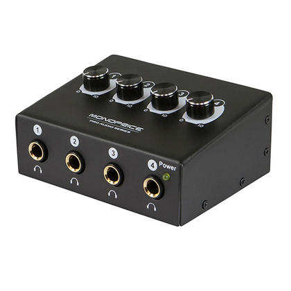 4-Channel Headphone Amplifier - Monoprice®