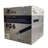 Cab RG6511000 FT4 All Digital Coaxial Audio Cables TygerWire 1000 Ft RG6 Coaxial Cable with 60 Braid FT4 CMR CSA UL 2 Colours