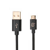 PrimeCables PC S300Nr 6ft USB 2 0 Reversible Micro USB Double Sided Charging Sync Cable with Nylon Braided 6Ft Black PrimeCab