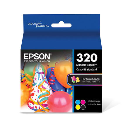 Epson T320 Ink Cartridge Combo BK/C/M/Y for PictureMate 400 Series