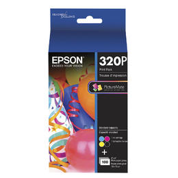 Epson Epson T320P OEM PictureMate PM 400 Epson T320P Original Ink and Paper Print Pack for PictureMate 400 Series