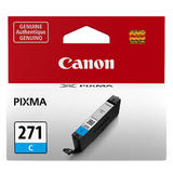 Canon CLI 271C OEM PIXMA MG7720 Canon CLI 271C 0391C001AA Original Cyan Ink Cartridge