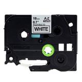 Brother Label Printer TZe FX241 Label Printer Tapes Brother TZeFX241 Flexible Label Tape 18mm 0 7 Black on White Flexible ID 
