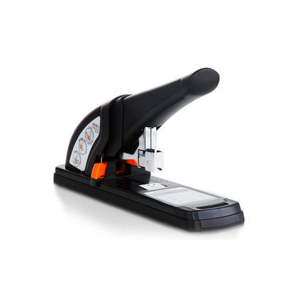 DELI 0387 Heavy-Duty Stapler (Black) - Stapling Capacity 80 Sheets