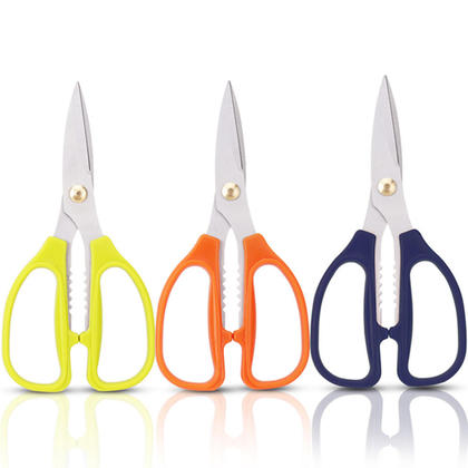 DELI 6038 Strong Stainless Blade Sharp Scissors (Assorted Colors)