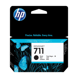 HP CZ129 OEM DesignJet T120 HP 711 CZ129A Original Black Ink Cartridge 38ml
