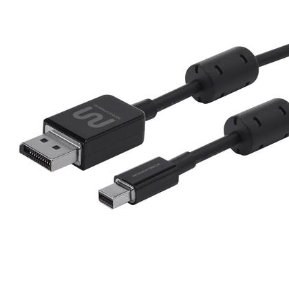prime DisplayPort 1.2 mâle à Mini DisplayPort Mâle Câble - Noir - 3 Length - Monoprice®