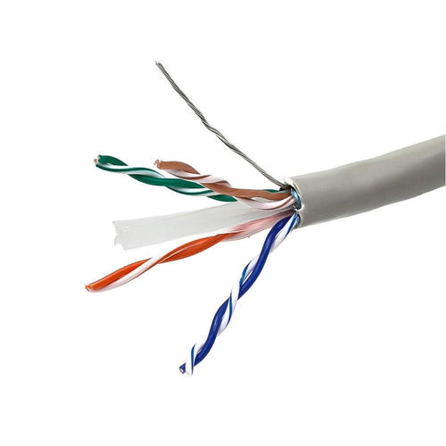 Cat6 Bulk Cable Solid, 550MHz, U/FTP, CM, Pure Bare Copper Wire, 23AWG, 500f Monoprice®