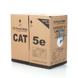 Cab Cat5e 1000 CL2 blue Cat5e Network Cable 1000FT 23AWG 4P Cat5e UTP Solid Cable In Wall Rated CL2 Blue