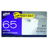 740 36 710 Envelopes accessoires Hilroy Press it Seal it White Envelope