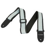 Monoprice Canada Cab 611300 Pro Audio Instruments Monoprice 2 inch Guitar Strap in Nylon with Leather Ends gray black