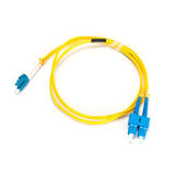 PrimeCables PC 700 lcsc 1m Fiber Optic Cables Fiber Optic Cable SC LC Single Mode Duplex 1 Meter 9 125 Type Yellow Primecable
