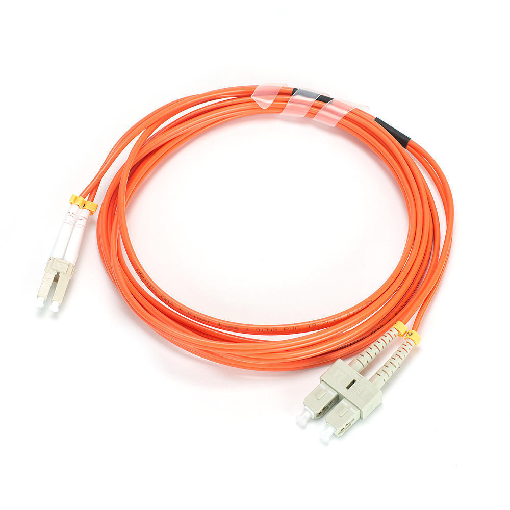 Fiber Optic Cable, OM2 LC/SC, Multi Mode, Duplex 3 Meter (50/125 Type