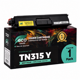 EcoBox TN315 Y EcoBox HL 4150CDN Brother TN 315 Compatible Yellow Toner Cartridge High Yield Economical Box