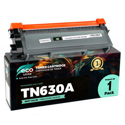 Brother TN630 Compatible Black Toner Cartridge - Eco-saver