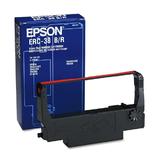Epson Epson ERC38BR OEM TM 300 A Epson ERC38BR Original Black Red Ribbon Cartridge for TM 300 U300 U210D U220 U230