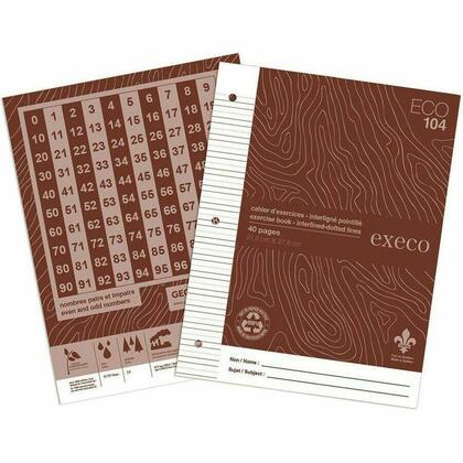Geocan® EXECO® Eco-Friendly 3-Hole Punched Canada Notebook, 40 Pages, 1 Pack
