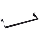 RM 401 1U Cable Organizers 1U 19 Inch Rackmount Cable Management Panel Support Bar Lacing Strip